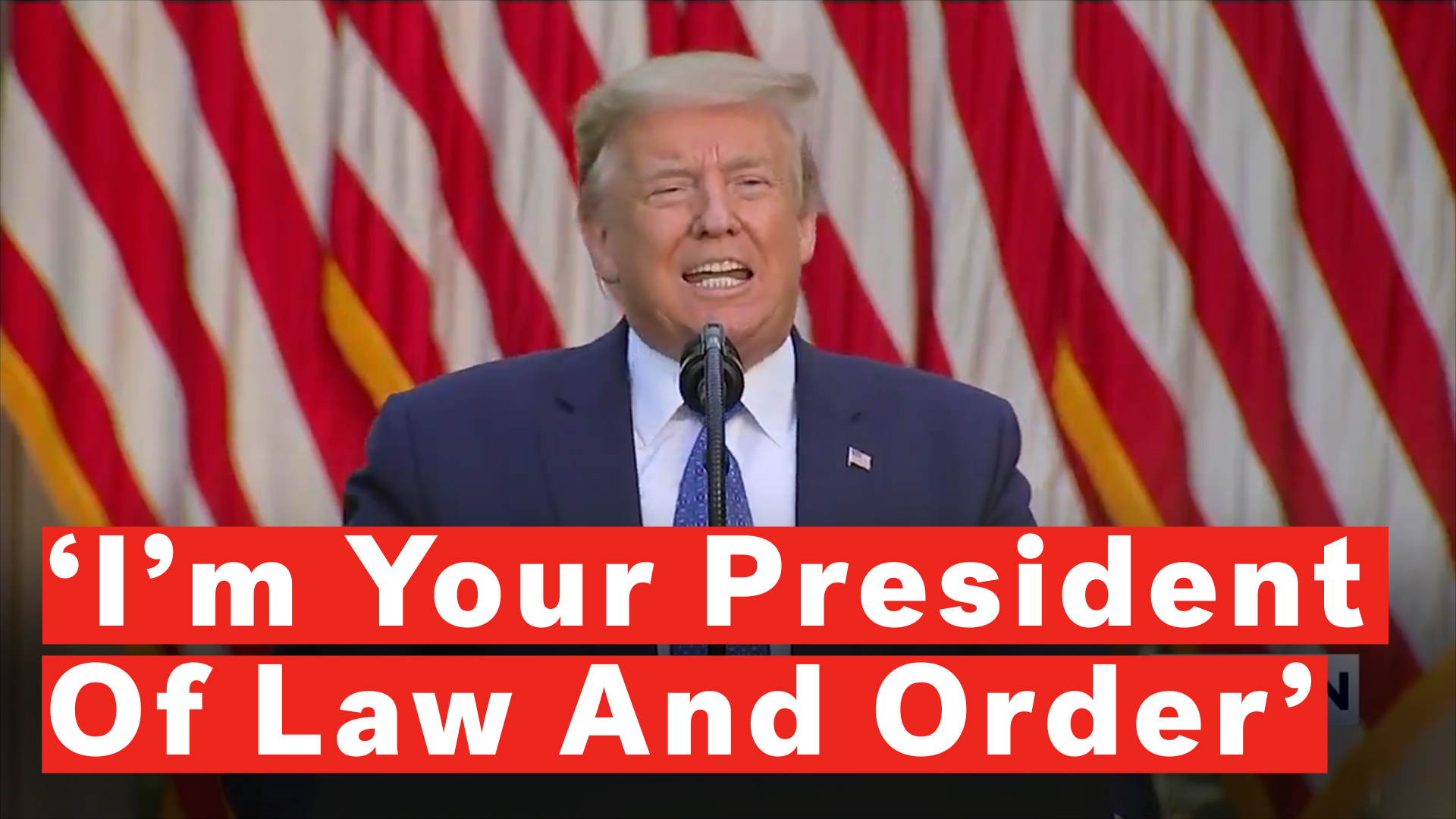 trump law and order
